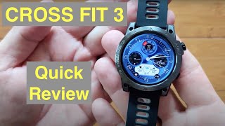 NORTH EDGE CROSS FIT 3 GPS Altimeter Compass 5ATM AMOLED Adventurers Smartwatch: Quick Overview