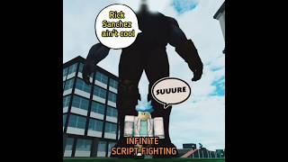 Roblox Infinite Script Fighting Rick Sanchez showcase #roblox #shorts #viral #trending #ricksanchez