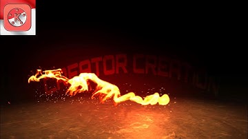 How to make a quick fire text reveal intro in kinemaster.
