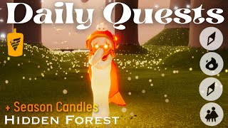 Seasonal Candles + Quests in the Hidden Forest | Sky Children of the Light | nastymold