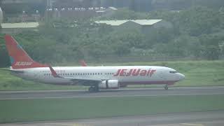濟州航空 Jeju Air 737-8JP(HL8332) 7C-6151 釜山(PUS)→桃園(TPE) landing