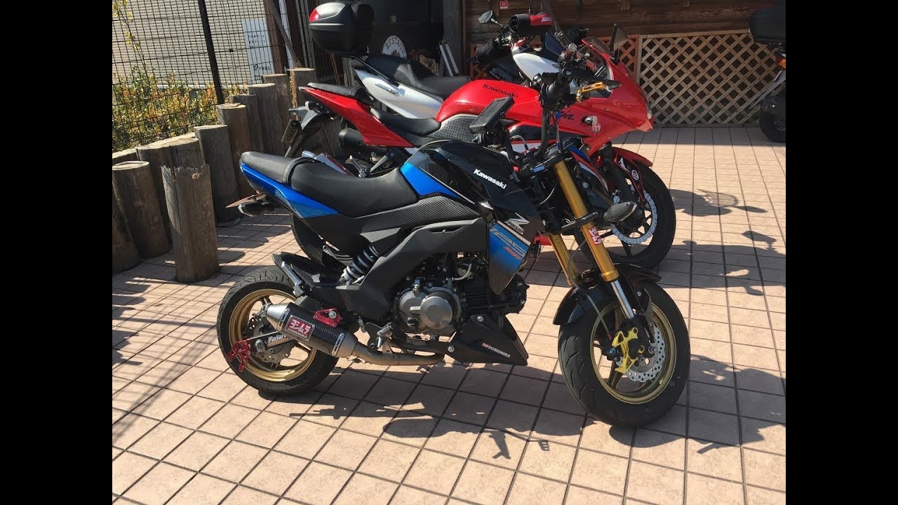 YOSHIMURAサウンドを聞け 2017カワサキ・Z125 PRO 4MINI BR125H 2017