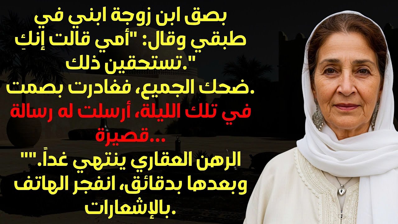 ولد زوجة ولدي بصق بصحني وقال أمي تقول إنك تستاهلين، وكل اللي حولي ضحكوا.