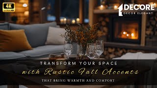 Transform Your Space with Rustic Fall Accents That Bring Warmth and Comfort