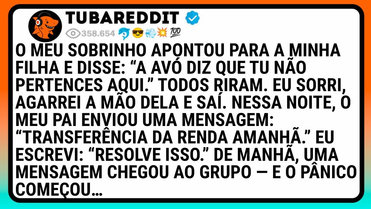 O Meu Sobrinho Apontou Para A Minha Filha E Disse: “A Avó Diz Que Tu Não Pertences Aqui.”Todos Riram