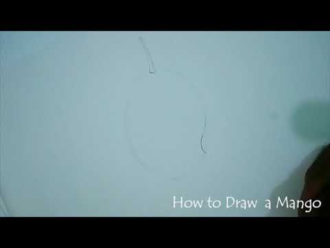 How to draw a Mango আম আঁকার সহজ কৌশল