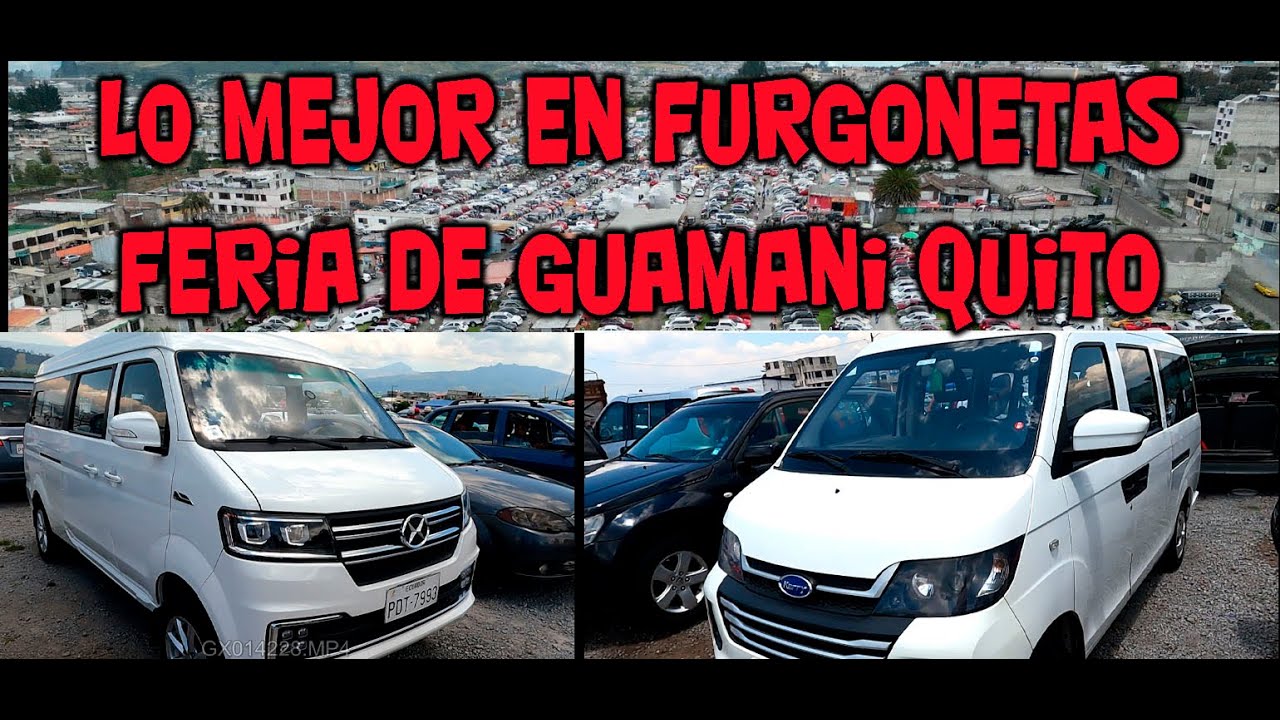 ARIA DE FURGONETAS  Y ALGO MAS DESDE LA FERIA DE GUAMANI QUITO