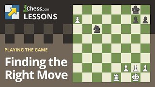 Now that you know all the chess rules, how do find good moves in your
games? this critical lesson helps think through challenging dec...