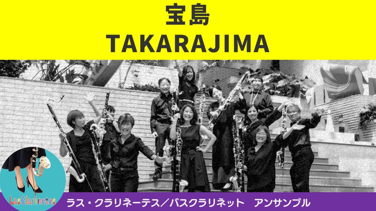 バスクラリネットだけで宝島 TAKARAJIMA - YouTube