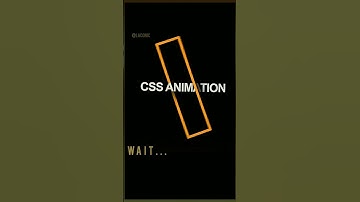 Animation ✨ using HTML & CSS + code | CSS tutorial | vsCode | #laconic #shorts #css