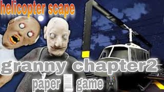 Granny chapter2 paper game || play in your  home || without  mobile 📱phone screenshot 5