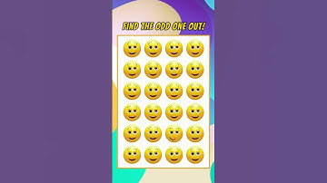 Find the Odd One Out! 🔍❓ | Test Your Brain 🧠 with This Fun Puzzle Challenge! 🎲✨ #oddone