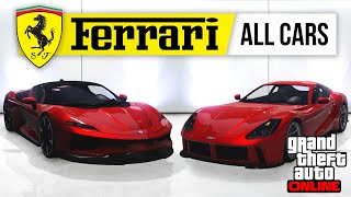 All Ferrari Cars in GTA 5 Online [2024 indepth guide]