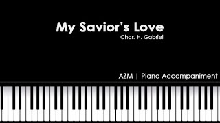 Baptist Favorites - My Savior's Love - piano accompaniment