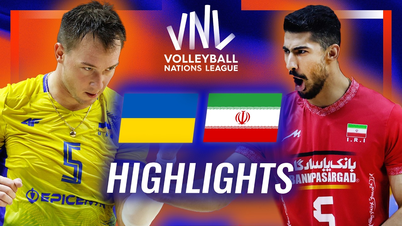 Ukraine 🇺🇦 vs. Iran 🇮🇷 - Highlights | Week 3 | Men's VNL 2026