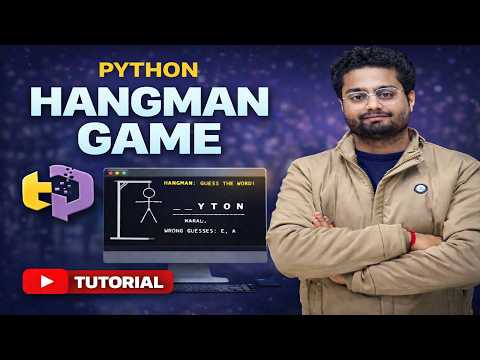 Hangman Game for Beginners in Python | How to develop HANGMAN in Python