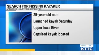 Winneshiek County Sheriff’s Office searching for missing kayaker