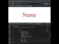 Text hover effect using only besic HTML & CSS || hover effect #shorts @codetechniques