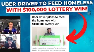 Uber Driver Plans To Feed Homeless After Winning $100,000!!!