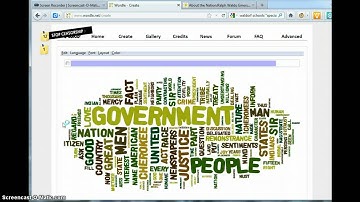 Tutorial: Creating a Word Cloud at Wordle