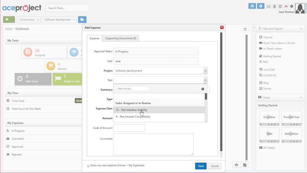 Add expense (Quick Tip Video) - YouTube
