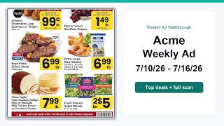 Acme Weekly Ad (7/10/26 - 7/16/26) Top 10 Deals
