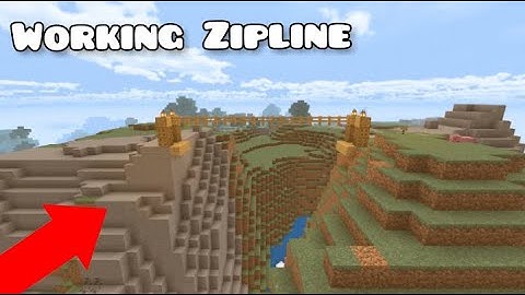 I Made Working Zipline | (Command Block Creation)