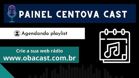 Agendando playlists no painel Centova Cast
