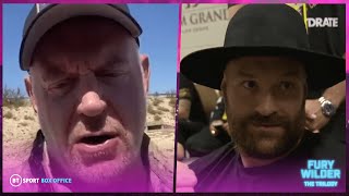 The Undertaker and The Gypsy King exchange messages ahead of Fury vs. Wilder 3!