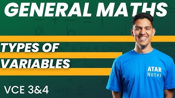 Types of Variables | VCE General Maths 3&4