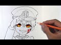 how to draw hanako kun ( jibaku shounen / toilet-bound ) | cara gambar hanako