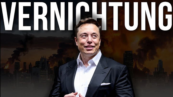 Elon Musk war das schlechteste TRUMP Investment