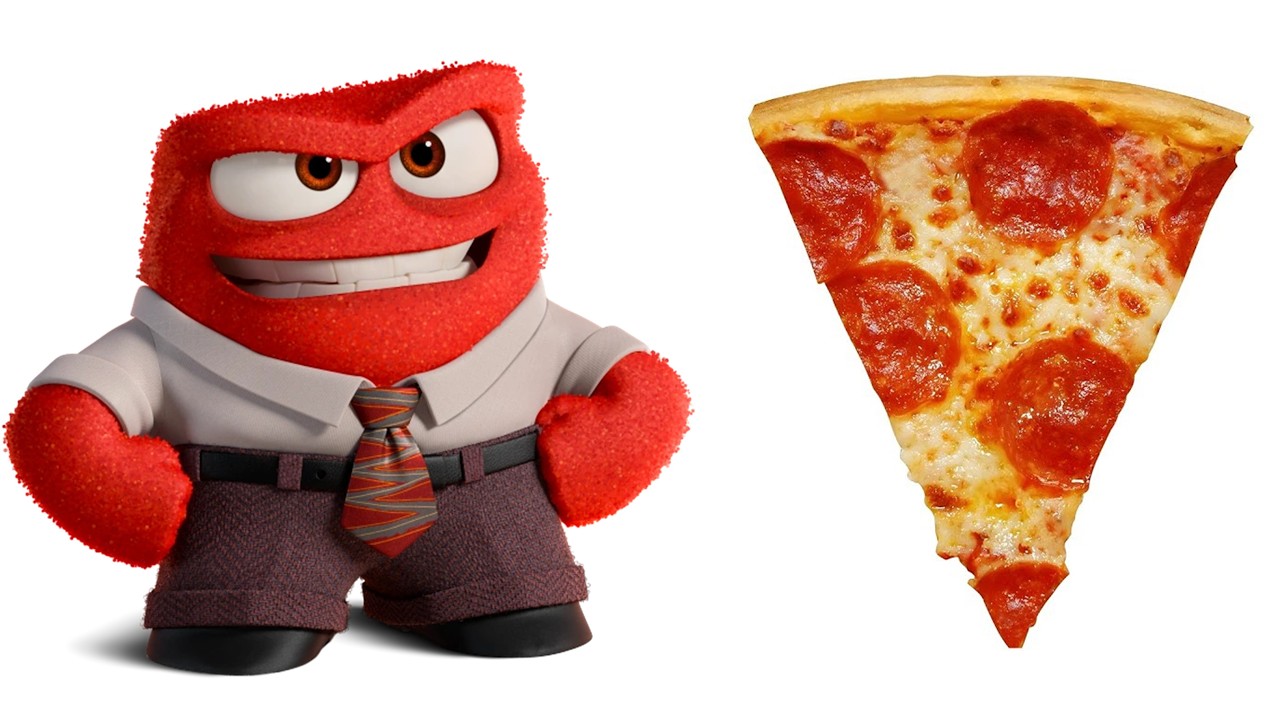 Inside Out 2 Movie Characters And Their Favorite Foods! | Anger, Joy, Disgust, Sadness, Riley