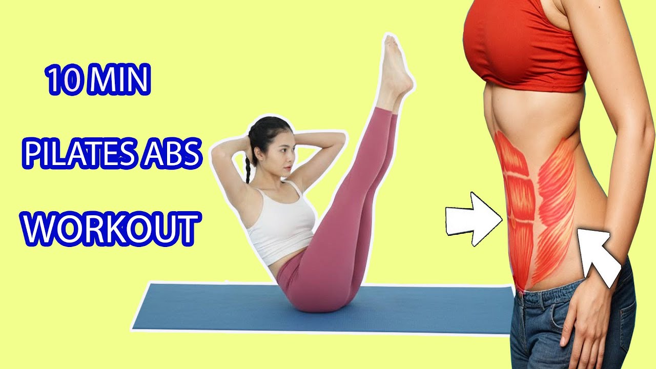 Лучшая тренировка пресса пилатесом — подтянутый корпус и талия — 10 мин