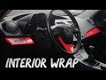 VINYL WRAPPING THE SPEED 3 INTERIOR | Removing Interior Trim & Painting