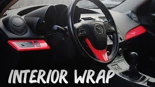 VINYL WRAPPING THE SPEED 3 INTERIOR | Removing Interior Trim & Painting