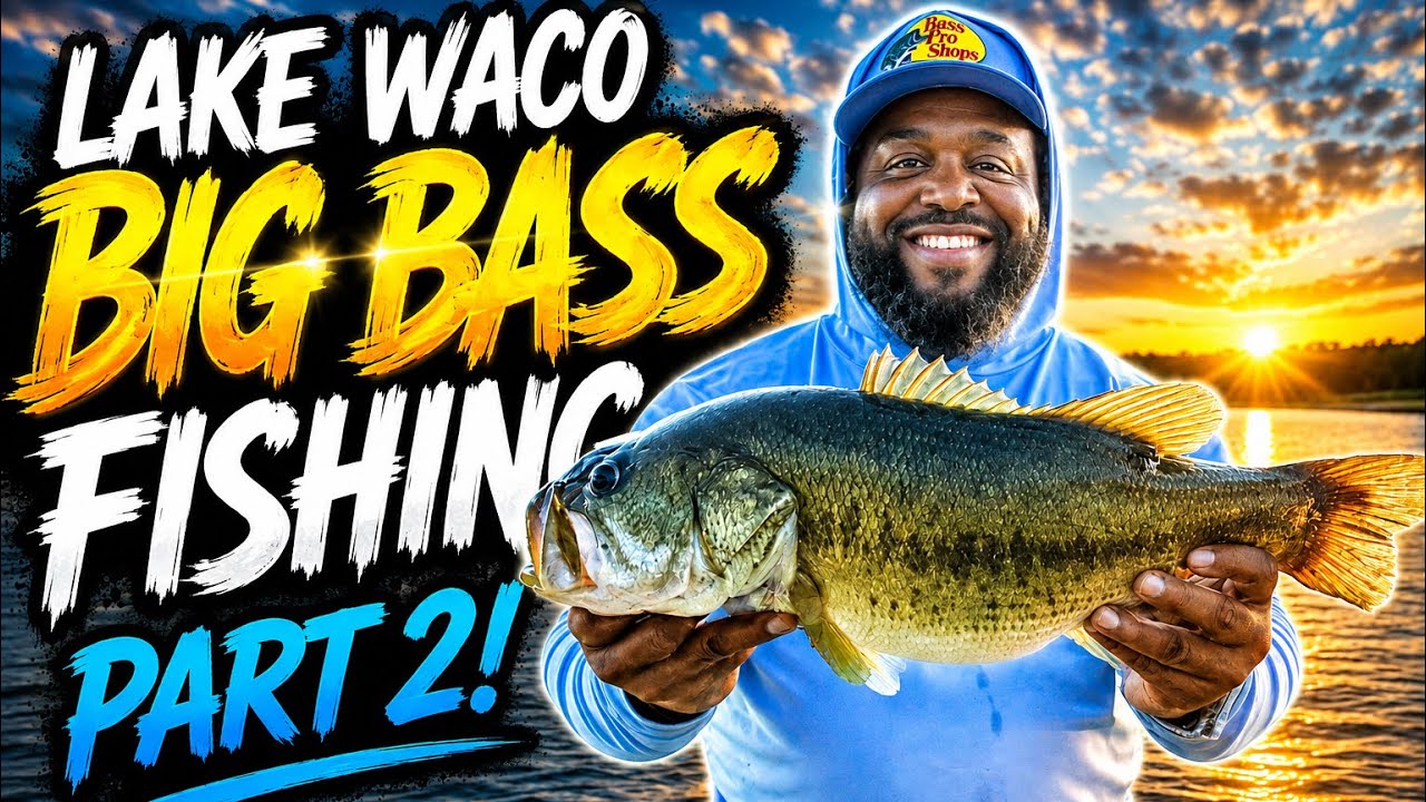 FINDING BIG BASS, fishing Lake Waco Part 2!