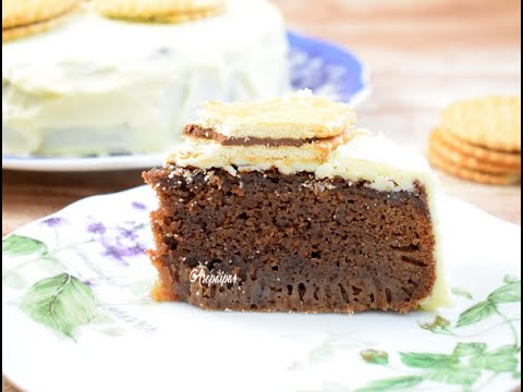 Receta casera del Bizcocho de Galletas el - YouTube