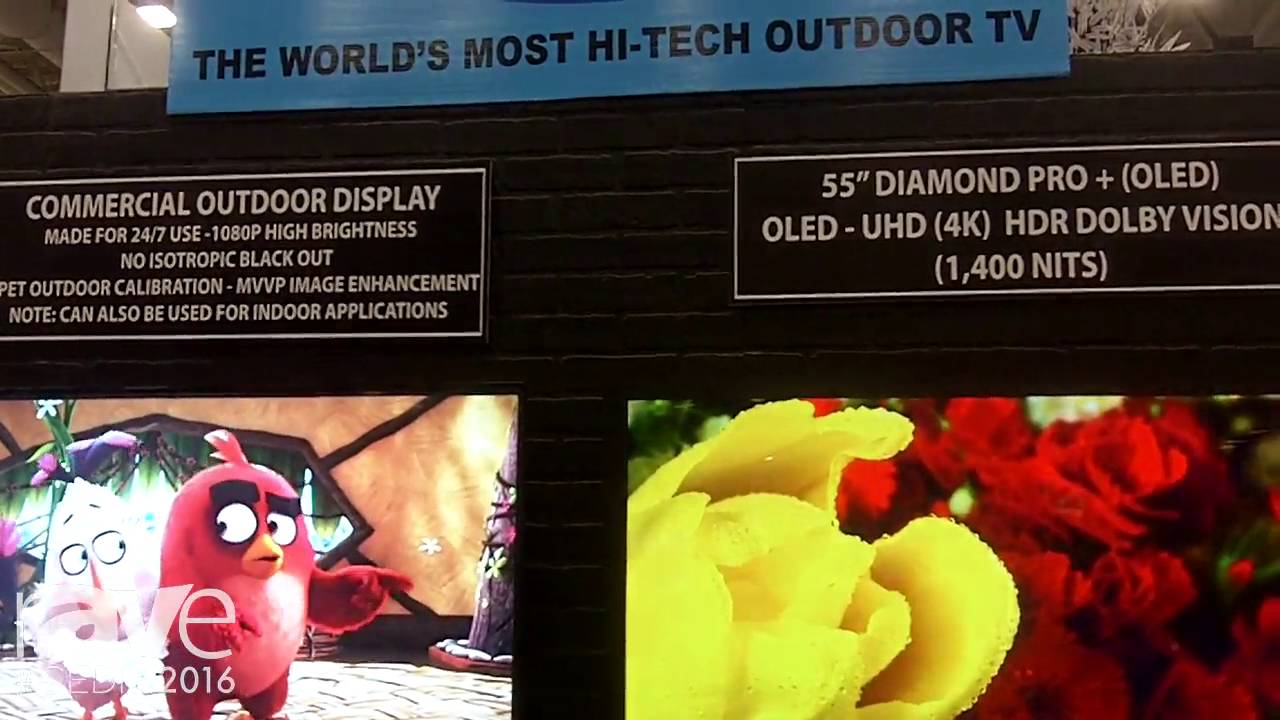 CEDIA 2016: Mirage Vision Showcases LG OLED Outdoor TV and Samsung Commercial Display TV