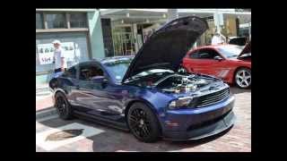 Car cruise-in Downtown Ft Myers Florida on The Gulf