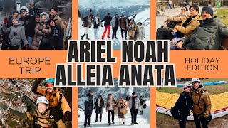 Moment Liburan Ariel Noah , Alleia Anata dan keluarganya di Eropa