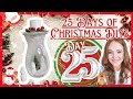 Day 25 of 25 Days of Christmas DIYs | Snow Globe Vase DIY | High End Christmas &amp; Winter Decor DIY