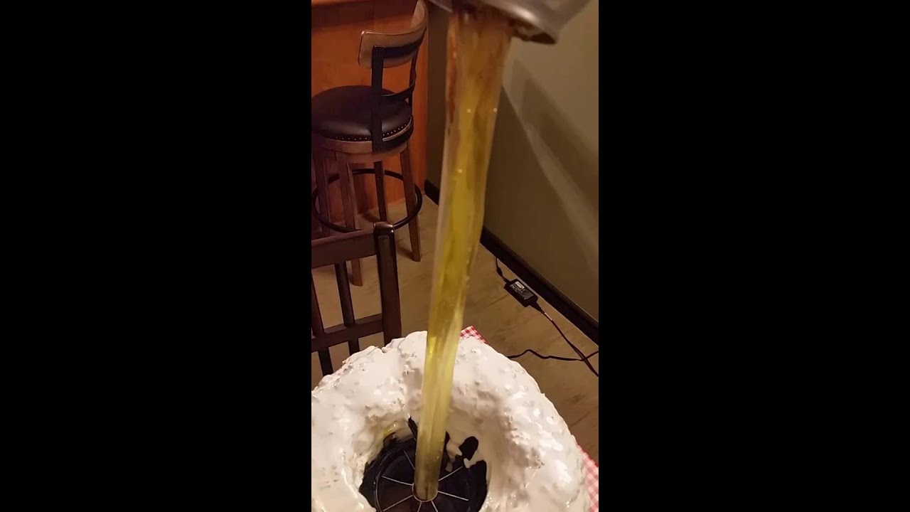 Pouring a Beer Cake