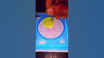 How many rotations did pen make in total? 230 Magic ruler Design ruler #shorts #2024 #Spirograph