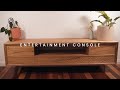 Making an entertainment console with handcarved texture  full build