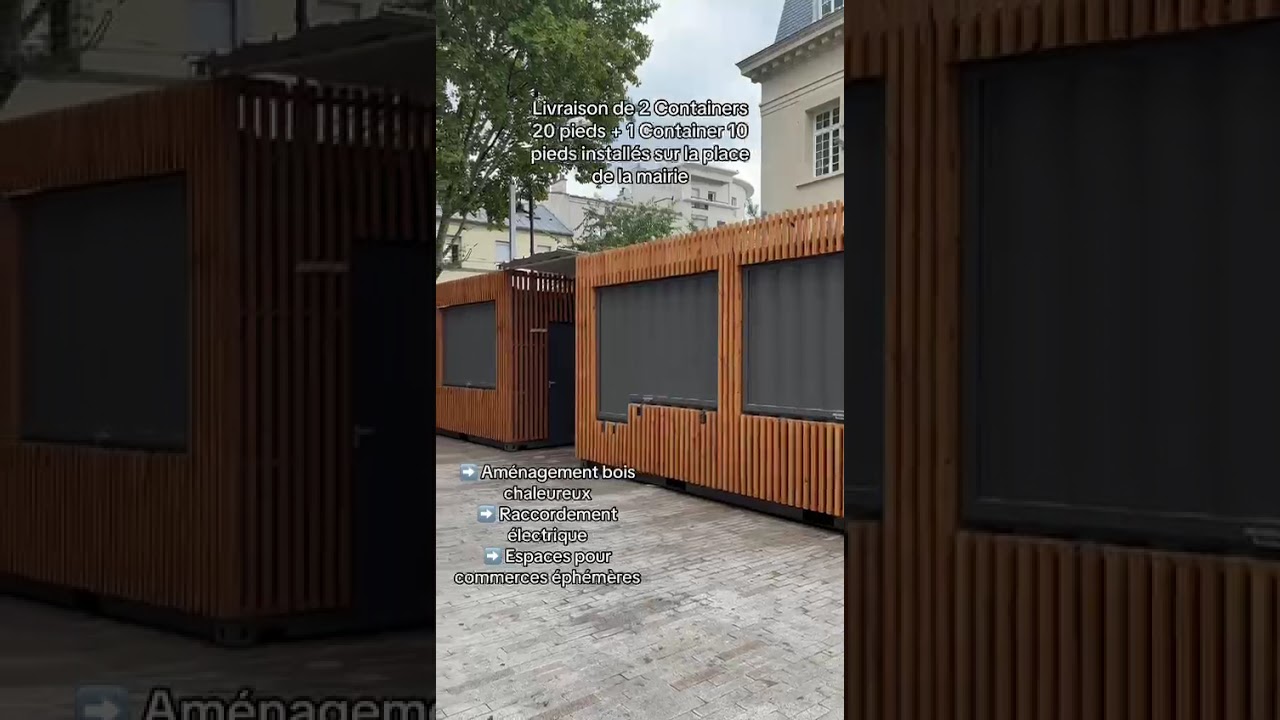 Livraison 2 Containers 20' / 1 Container 10' - ContainerFlex 