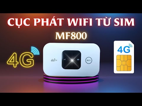 Video Bộ phát wifi từ sim 4G MF800 l Cục phát wifi 4G di... - youtube