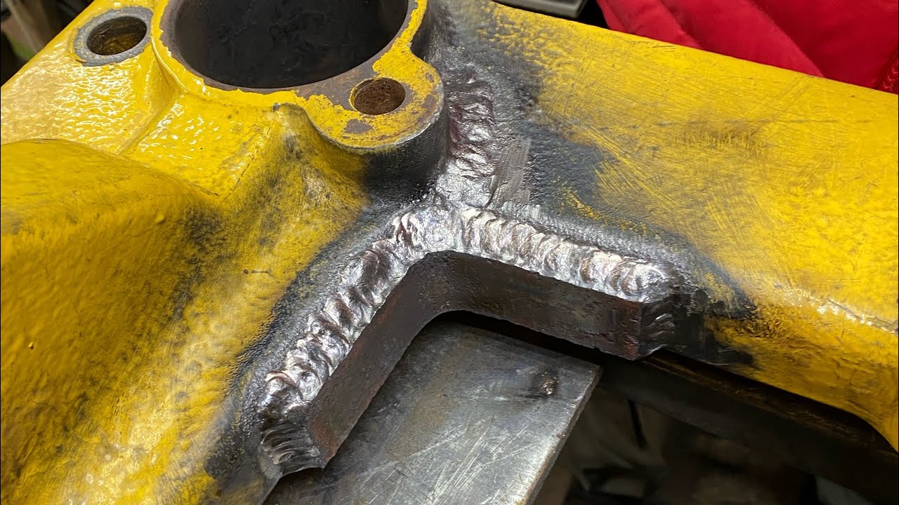 Ремонт каретки экскаватора-погрузчика New Holland - YouTube