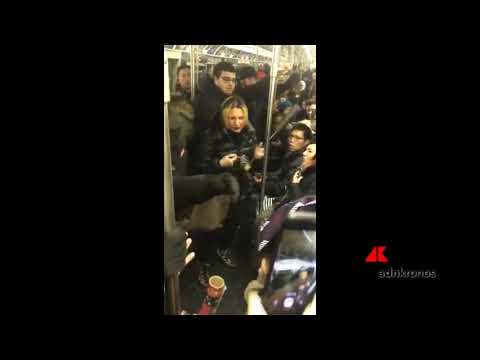 Video: Donna Arrestata Sul Treno Di New York Per Razzismo