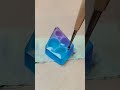 【海塗り】海を感じるシンプルなピアス/イヤリングを作りました #レジン #ハンドメイド #shorts